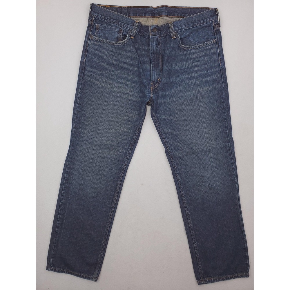 Levis 559 Jeans Mens 38x30 Blue Relaxed Straight Distressed Denim Pants Baggy